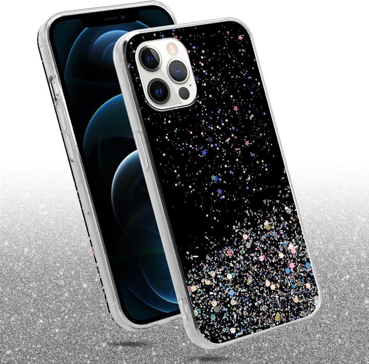 Produktbild Cadorabo TPU Cover funkelnder Glitter (Apple iPhone 12, Realme 12 Pro+)