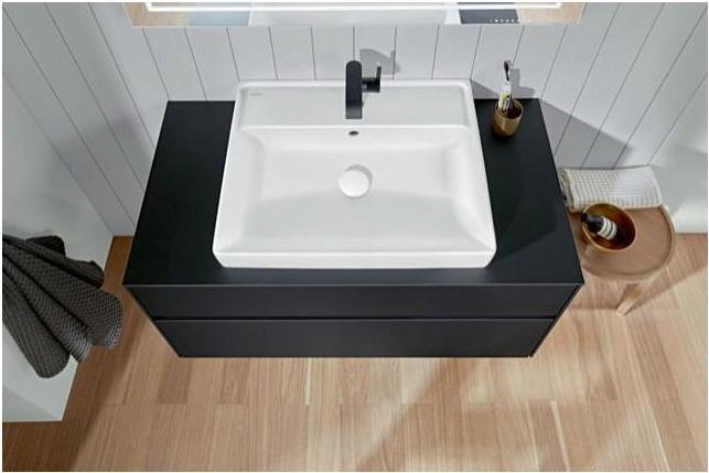 Actual product image Villeroy & Boch V&B washbasin COLLARO 600x470mm m ÜL m HL stone white C+ (470 mm, 600 mm)