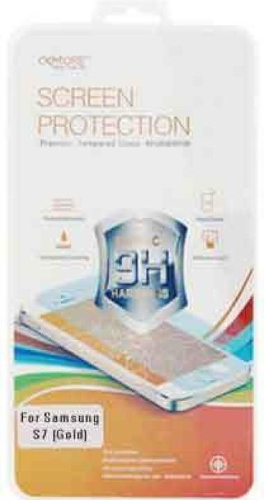 Actual product image Okmore 9H Screen Protector Samsung S7 gold (1 Piece, Samsung Galaxy S21)
