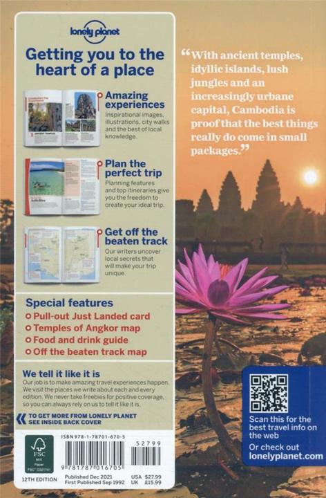 Actual product image Cambodia (English, Collectif, 2021)