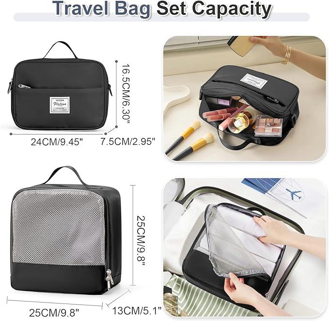 Produktbild Only-Bags.Store 3pcs Reisen mit einem grossen Carry-on Tasche, eine Sport-Tasche, und eine wasserdichte Gepäck