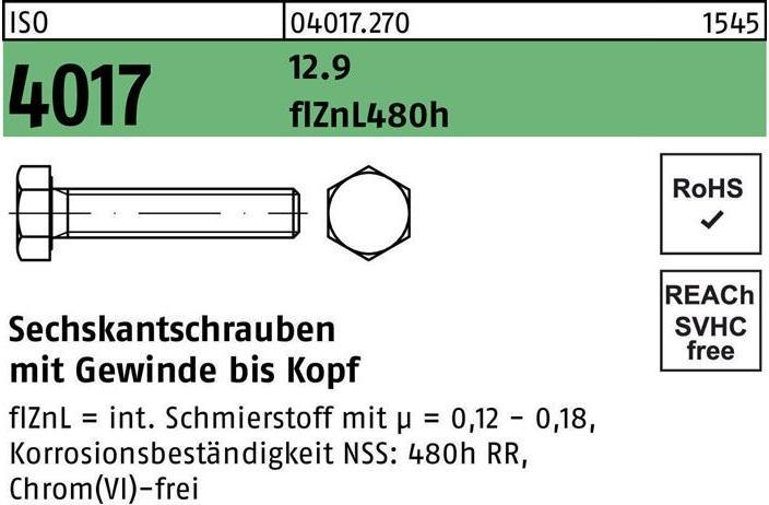 Image du produit Bufab Vis hexagonale ISO 4017 VG x25mm (200 Vis par pièce)