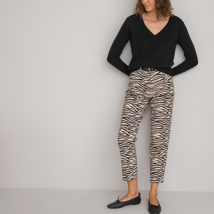 Produktbild La Redoute Collections Lederballerinas mit Schleife (41)