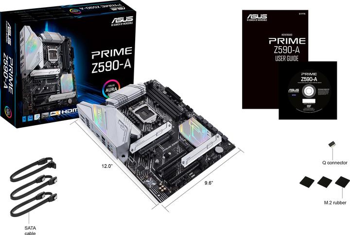 Productafbeelding ASUS PRIME Z590-A (LGA 1200, Intel Z590, ATX)