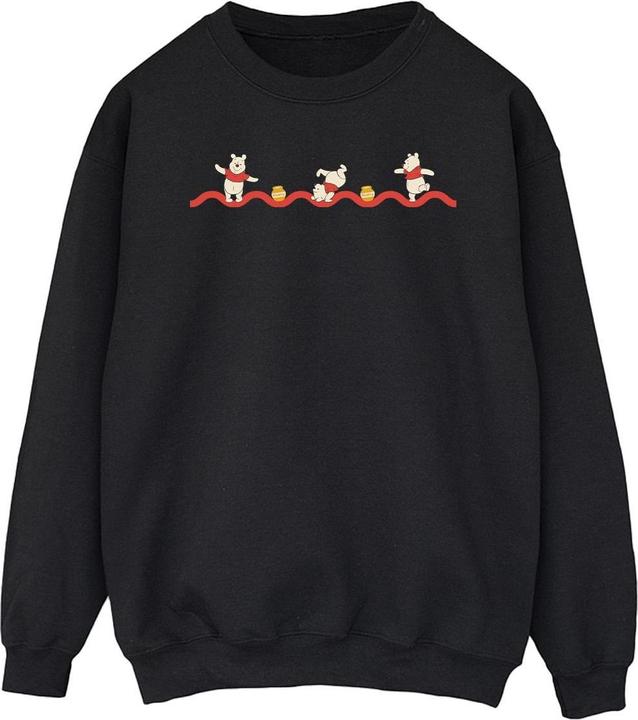 Actual product image Disney Mens Winnie The Pooh Hunny Line Sweatshirt (L)