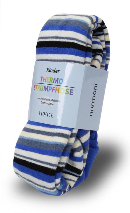 Actual product image Normani Children's striped thermal tights (74/80)
