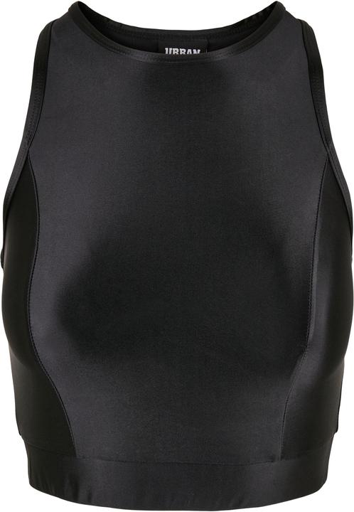Actual product image Urban Classics Ladies Cropped Shiny Top (XS)
