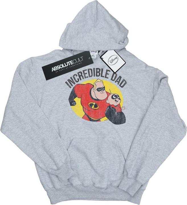 Actual product image Disney Mens The Incredibles Bob Parr Incredible Dad Hoodie (M)