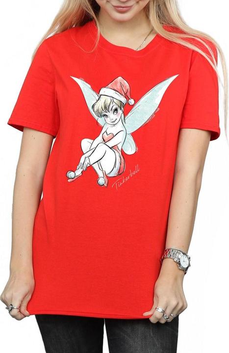 Immagine prodotto Disney Tinkerbell Christmas Fairy Maglietta Ampia Donna (M)