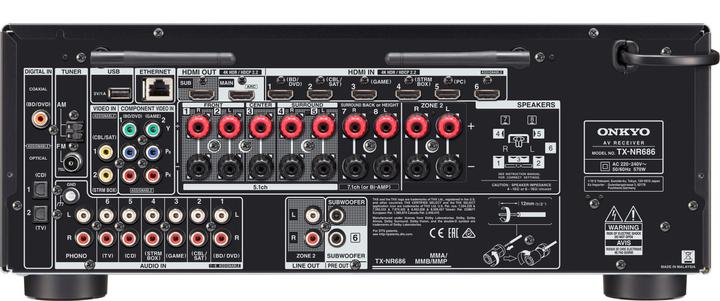 Produktbild Onkyo Tx-Nr686 (7.2 Kanal, MW, FM)