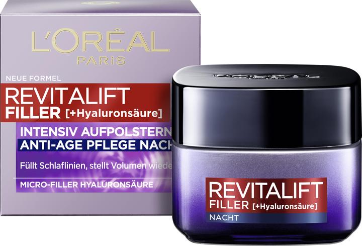 Produktbild L'Oréal Paris Loreal, Revitift Füllstoff, Nachtcreme, 50 ml (50 ml, Nachtcreme)