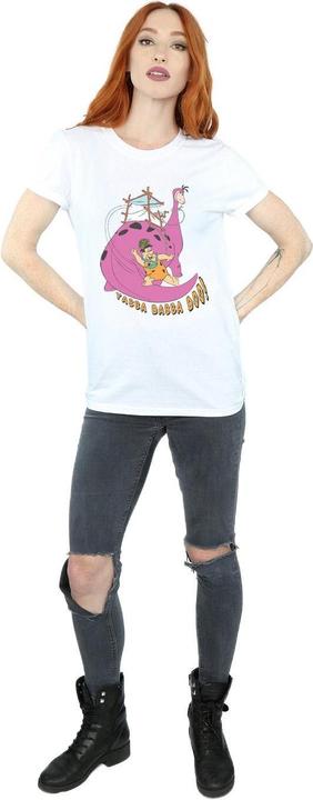 Actual product image The Flintstones Womens/Ladies Yabba Dabba Doo Cotton Boyfriend T-Shirt (3XL)