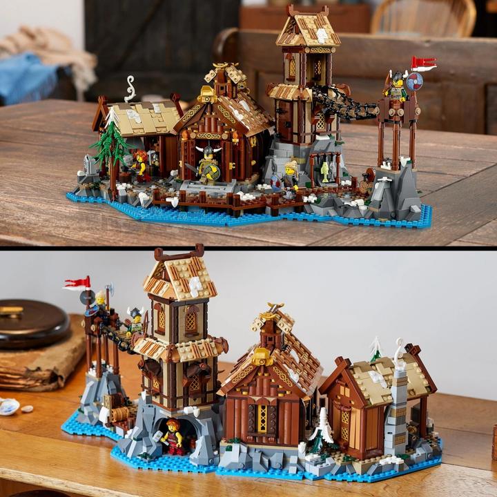 Actual product image LEGO Ideas Viking Village (21343, LEGO Ideas, LEGO Rare Sets)