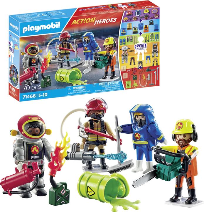 Actual product image Playmobil My Figures: Fire brigade (71468, Playmobil Sports & Action)