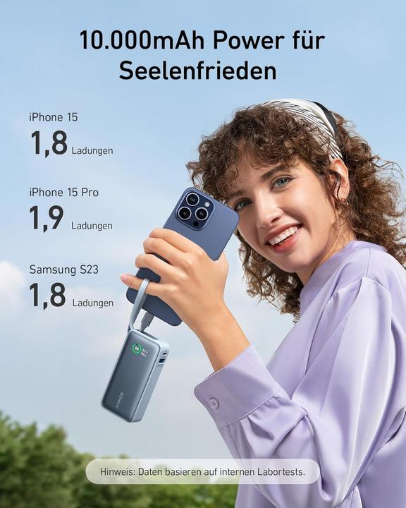 Immagine prodotto Anker Nano Powerbank (10000 mAh, 30 W)