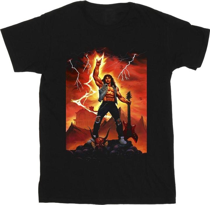 Netflix Stranger Things Hell Guitar TShirt Jungen