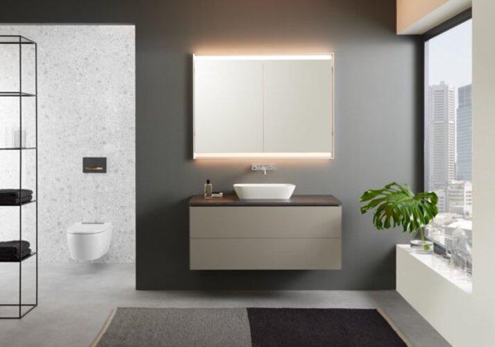 Immagine prodotto Geberit Armadio a specchio ONE con ComfortLight, 2 ante, montaggio nascosto, 120x90x15cm, 505.805.00