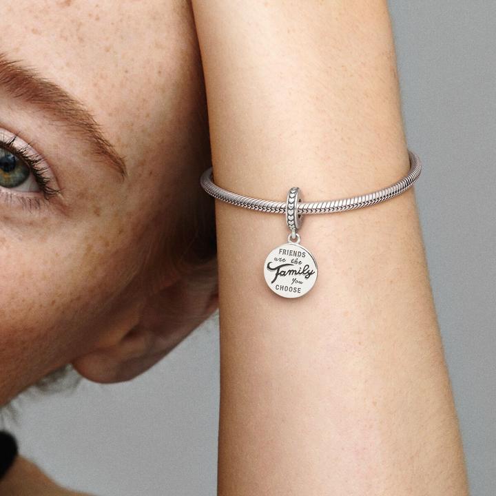 Actual product image Pandora Friends are Family (Silver 925, Enamel)