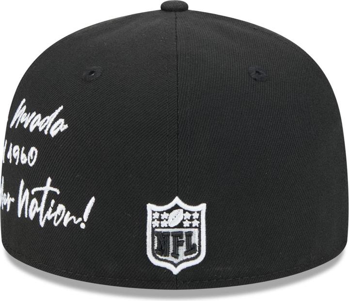 Actual product image New Era 59Fifty Fitted Cap - VERBIAGE Las Vegas Raiders (7 1/4)