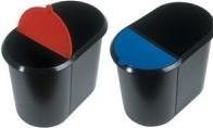 Actual product image Helit Lid for wastepaper bin Duo-System H61039, blue