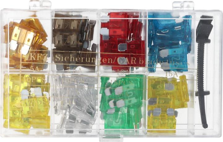 Image du produit AccuCell Assortiment de fusibles automobiles 101 pièces fusibles plats