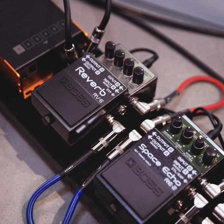 Produktbild Adam Hall 4 STAR IRR 0060 SET - Pedalboard Patchkabel | 5er Set ® Winkelklinke TS | 0,6 m (0.60 m)