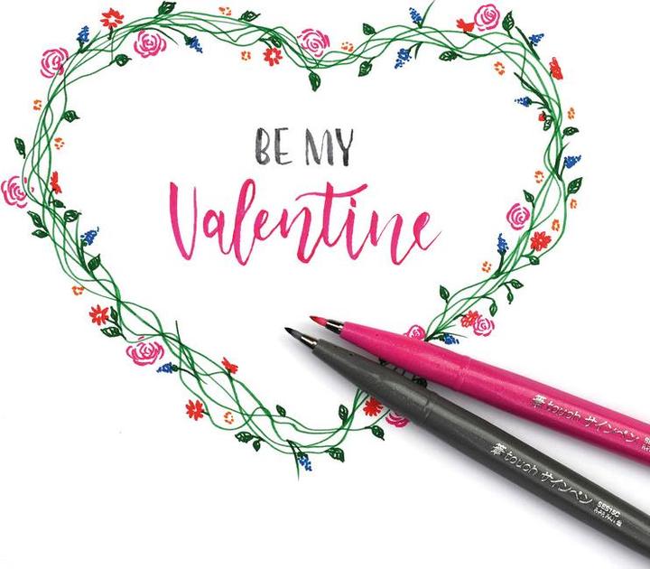 Produktbild Pentel Pinselstift Sign Pen Brush (Rosa, 1 x)