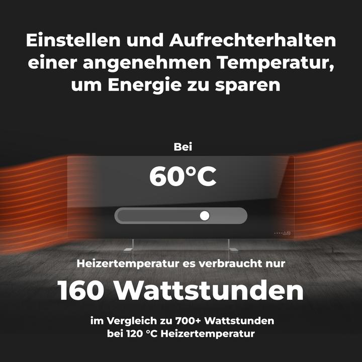 Actual product image Aeno Infrared radiant heater Premium Eco Smart LED GH4S (700 W)