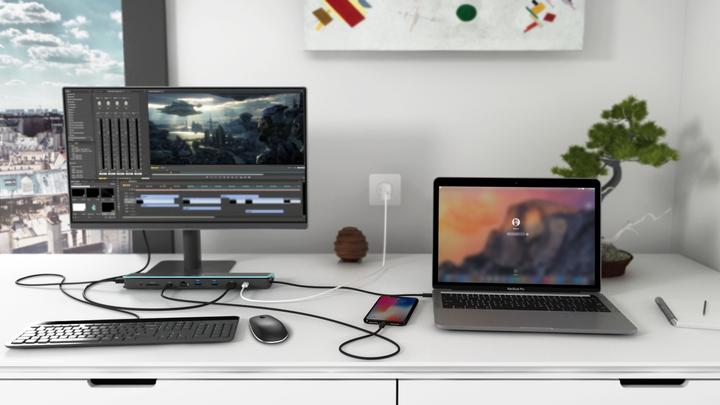 Produktbild i-tec USB-C 4K Flat Dock 60W (USB-A, USB-C, 1 Ports)