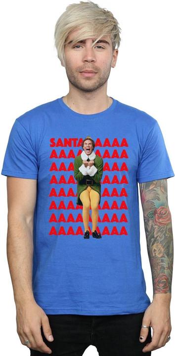 Immagine prodotto Elf Buddy Santa Scream Maglietta Uomo (XL)