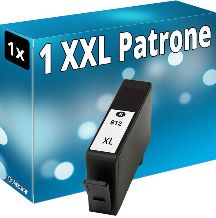 Actual product image Druckfuxx TINTE PATRONEN für HP 912 XL OfficeJet 8012 8014 8015 Pro 8022 8023 80