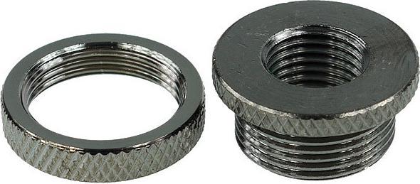 Produktbild Aquatuning Fillport black nickel gerändelt Universal