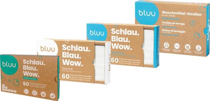 Actual product image bluu Universal washing strips (42 Washing cycles, Sheets)