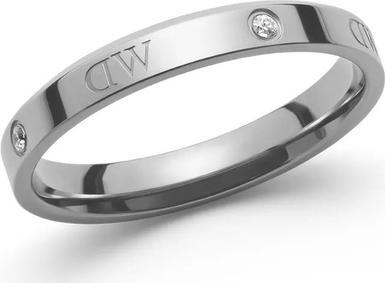 Daniel Wellington - Genuine Classic Lumine DW0040023 - Circuit Steel Ring with Crystals: 64mm
