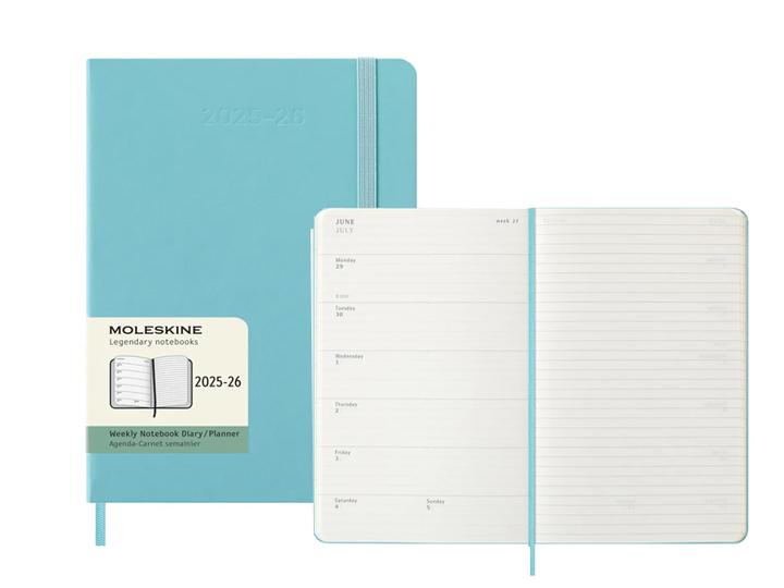 Image du produit Moleskine Agenda semainier (13 x 21 cm, Anglais)