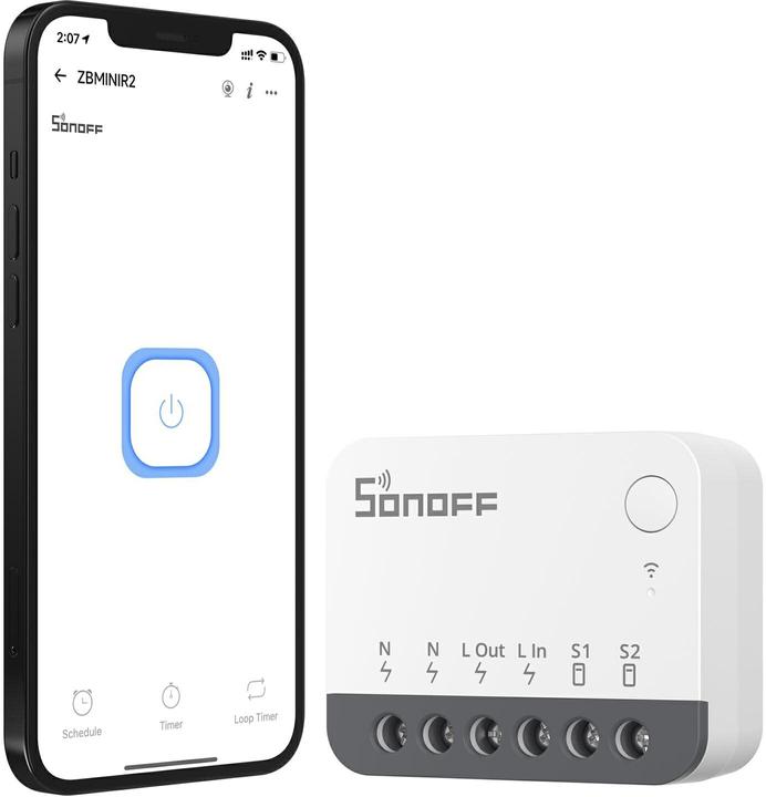 Produktbild Sonoff ZigBee-Lichtaktor (Schaltaktor)