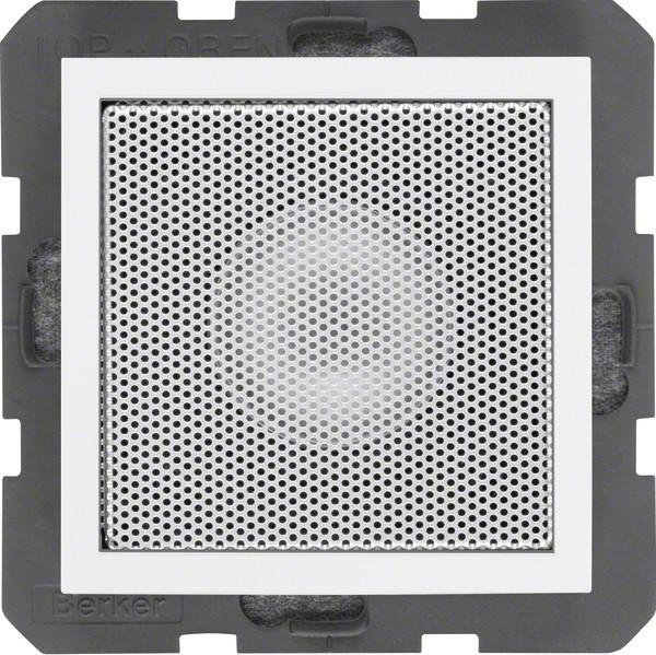 Produktbild Berker Lautsprecher 28829909 S.1/B.1/B.3/B.7 Glas polarweiss, matt (1 Stk., Wandmontage, Nicht beweglich)