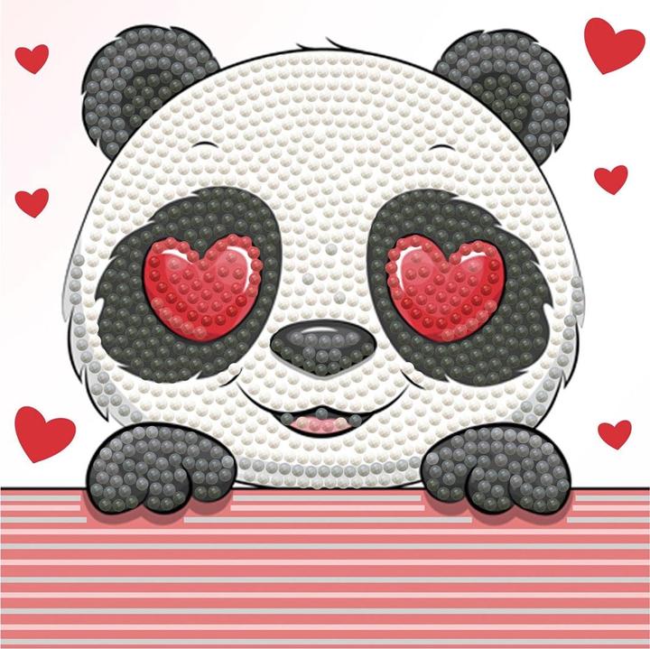Produktbild Diamond Dotz Diamond Painting Panda Liebe