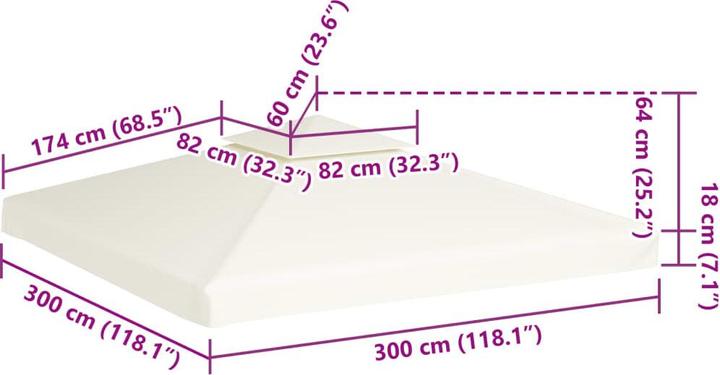 Immagine prodotto VidaXL Xerane (300 cm, 300 cm)