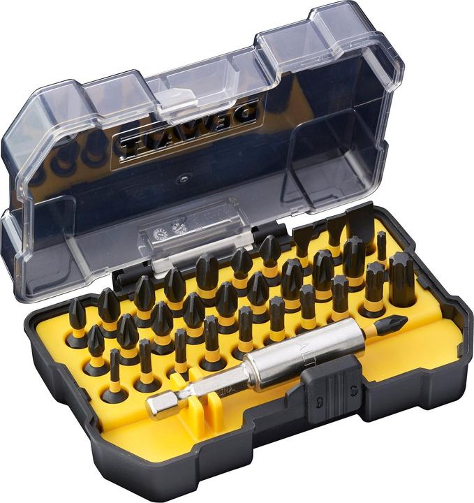 Image du produit DeWalt DT70523T-QZ (Croix Pozidriv PZ M18, Fente de vis M6, Six pans creux TX M25, Croix Pozidriv PZ M2, Croix Pozidriv PZ M3, Croix Phillips PH M1, Croix Phillips PH M2, Croix Phillips PH M3, Fente de vis M8, Fente de vis M10, Six pans creux TX M10, Six pans creux TX M15, Six pans creux TX M20, Six pans creux TX M27)