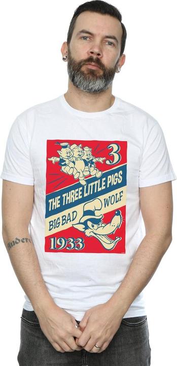 Produktbild Disney Three Little Pigs And The Big Bad Wolf TShirt (XL)