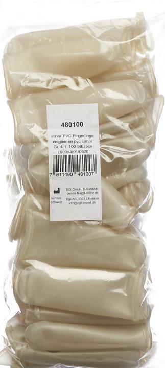 Produktbild Sanor PVC-Fingerlinge mit Rand (Fussdeodorant & -puder, 1170 ml)