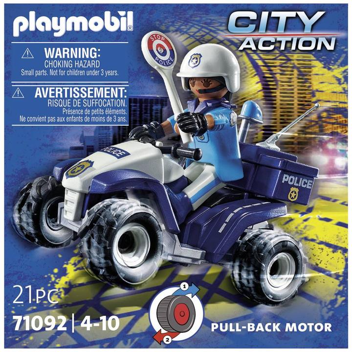 Actual product image Playmobil Police Speed Quad (71092, Playmobil City Action)