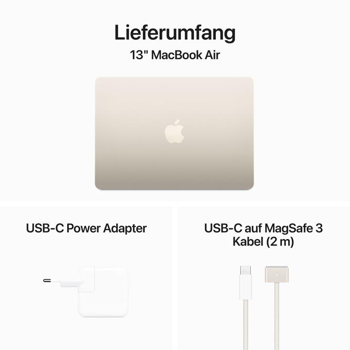 Actual product image Apple MacBook Air - 2024 (13.60", M3, 16 GB, 512 GB, DE)