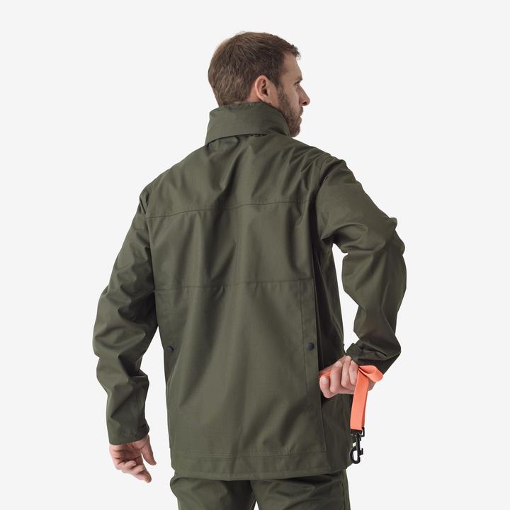 Image du produit Solognac Veste de pluie 500 vert (L)