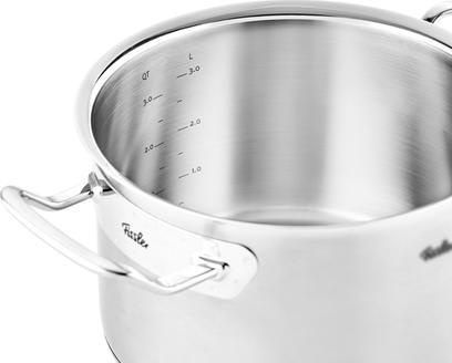 Image du produit Fissler orig. Profi Collection 2 casserole haute + couvercle 28 cm (28 cm, Casserole, Acier inoxydable)