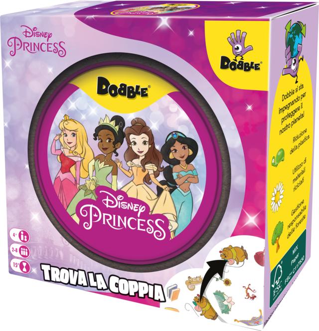 Asmodée 8254 - ASMODEE - Dobble Disney Princess (Eco-Sleeve) (Italian)