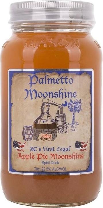 Actual product image Palmetto Moonshine Apple Pie Moonshine Whisky (Moonshine Whisky, 1 x 70 cl)