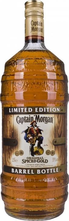 Actual product image Captain Morgan Spiced Gold Limited Edition Barrel Bottle Rum (1 x 150 cl)