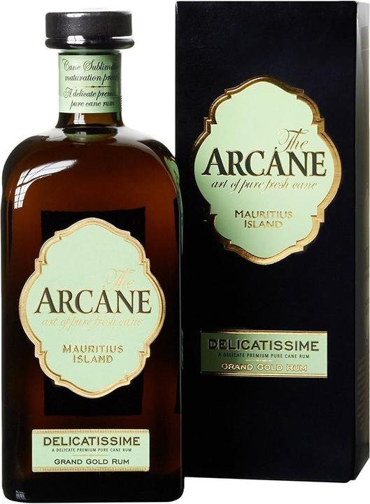 Actual product image Arcane Delicatissime Grand Gold Rum Mauritius Island with case (1 x 70 cl)
